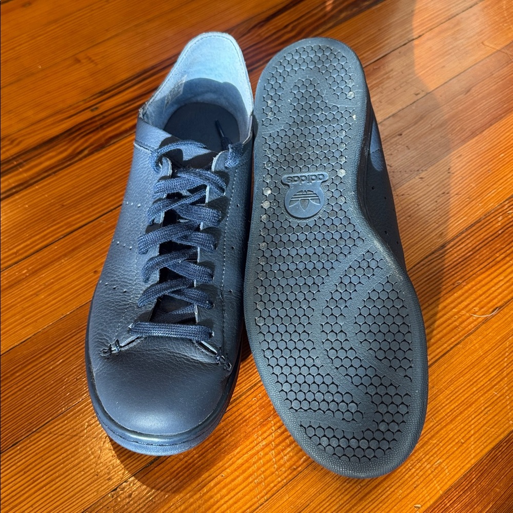 ADIDAS Stan Smith Leather 'Navy' New (Size 9.5 men's) - Picture 5 of 5